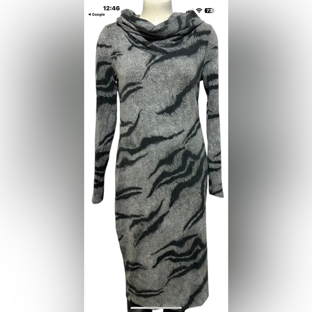 White House Black Market Zebra Dress